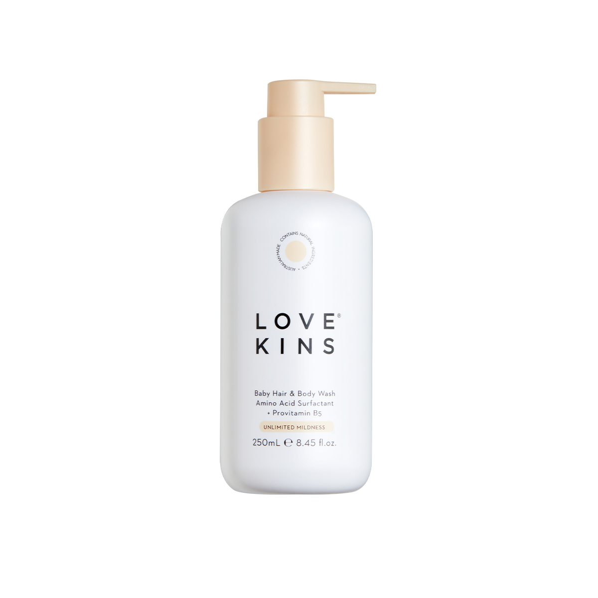 Lovekins Baby Hair & Body Wash with Provitamin B5 & Oat Aminos | Lovekins