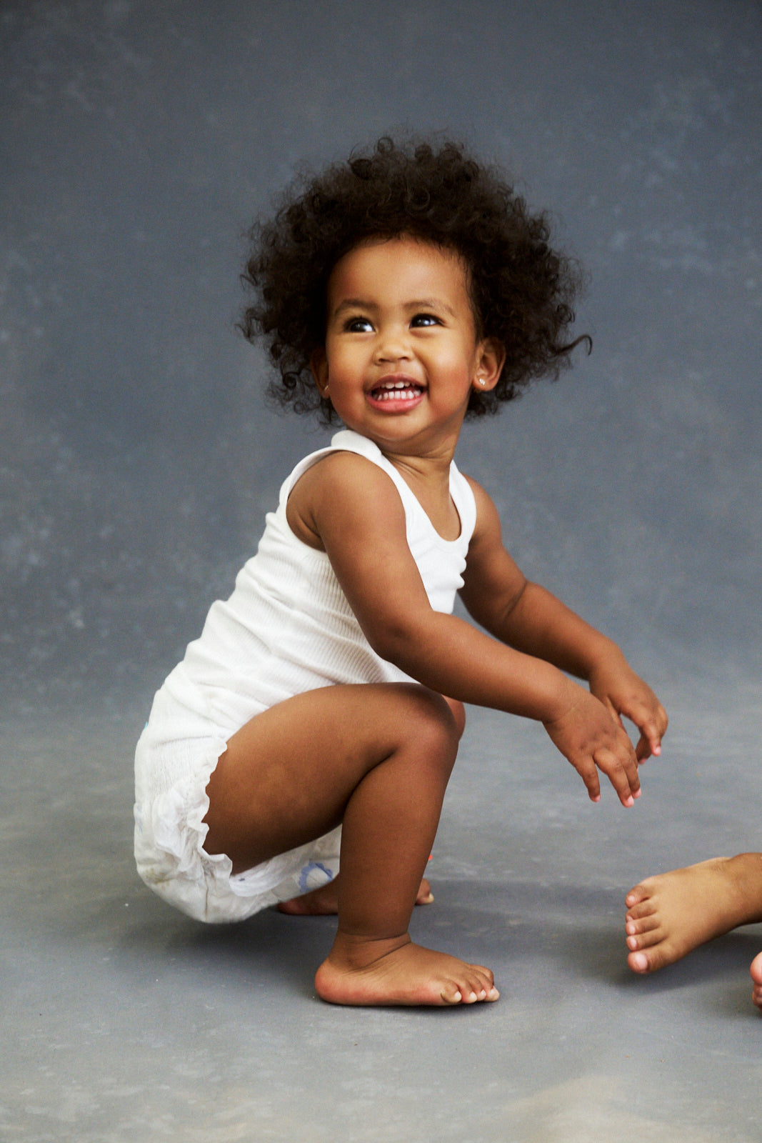 Toddler in Lovekins TriplePro Bio nappy pants
