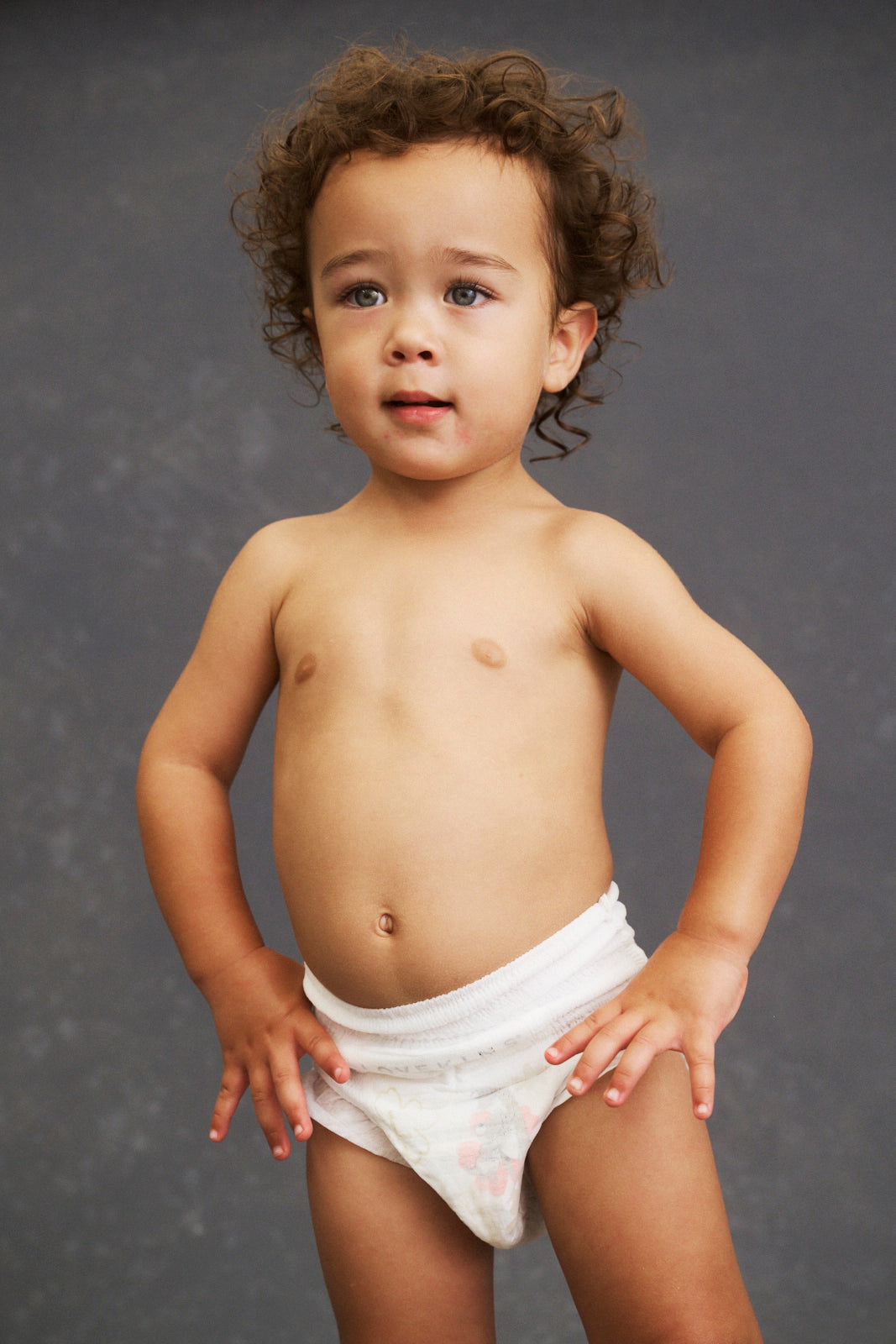 Older toddler in Lovekins TriplePro Bio nappy pants