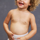 Toddler in Lovekins TriplePro Bio nappy pants