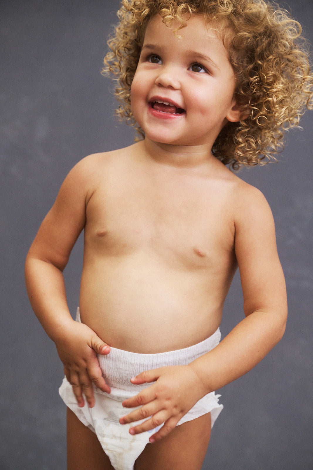 Toddler in Lovekins TriplePro Bio nappy pants